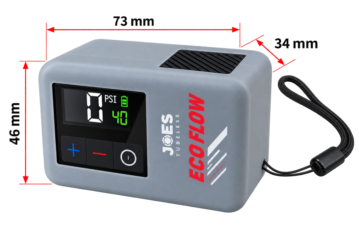 JOES | Mini inflador eléctrico ultracompacto con control digital de presión