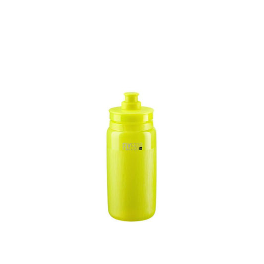 ELITE | Bidón de ciclismo FLY TEX 550ml -amarillo fluo