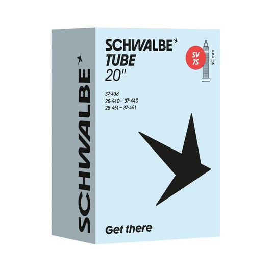 SCHWALBE | Cámara SV7S 20x1.10-1.50 Válvula Presta 40mm