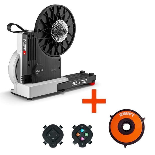 ELITE | Rodillo de Entrenamiento JUSTO 2 virtual Zwift Cog y Click
