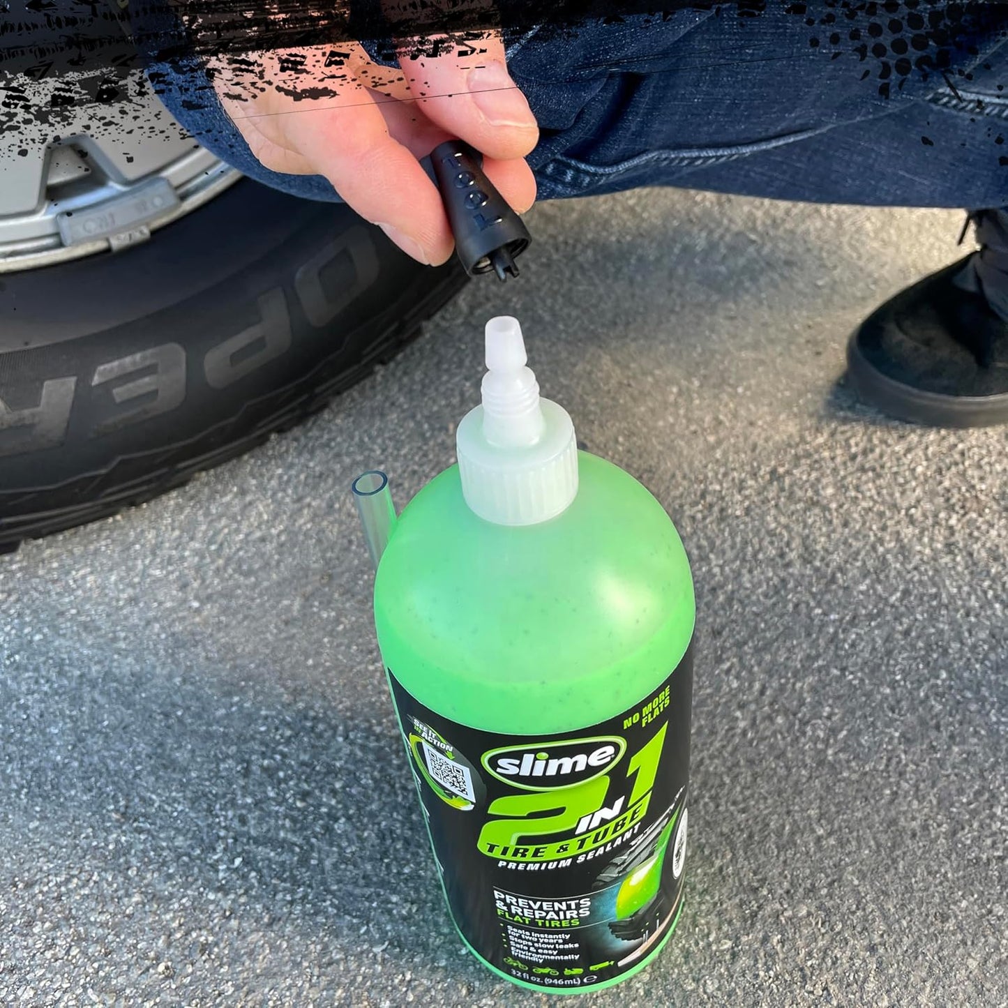 SLIME | Sellante Antipinchazos Tubeless 2en1 946 ml