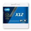 KMC X12 EPT | Cadena 12v 126 Eslabones (Plata)