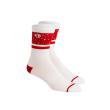 CRANK BROTHERS | Calcetines Splatter Blanco/Rojo