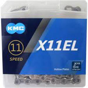 KMC X11EL | Cadena 11v 118 Eslabones (Plata)