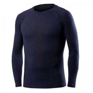 BIOTEX | Camiseta Interior Manga Larga Merino Azul