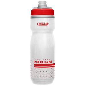 CAMELBAK Podium Chill | Bidón de Ciclismo 620ml (Blanco-Rojo)