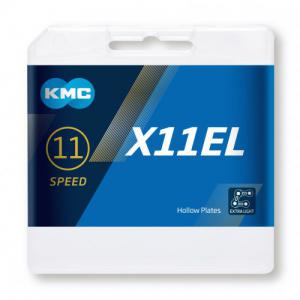 KMC X11EL | Cadena 11v 118 Eslabones (Negro)