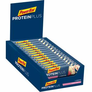 Pack 30 Barritas Energéticas POWERBAR Protein Plus L-Carnitina Frambuesa Yogur