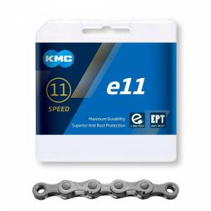 KMC e11 EPT | Cadena 11v 136 Eslabones (Plata)