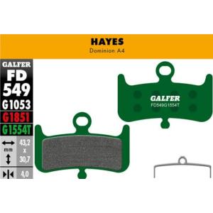 GALFER | Pastillas de Freno Pro Compatible Hayes (FD549G1554T)