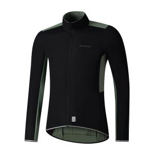 SHIMANO | Maillot Manga Larga Evolve Verde/Negro