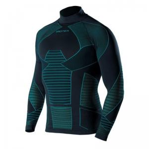 BIOTEX | Camiseta Interior Manga Larga Icebreak 3D Negro/Azul