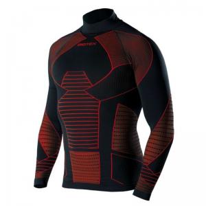 BIOTEX | Camiseta Interior Manga Larga Icebreak 3D Negro/Rojo