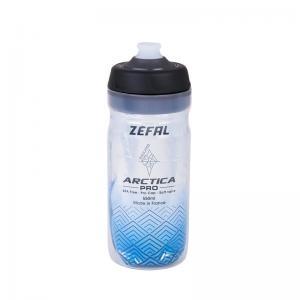 ZEFAL Arctica Pro | Bidón de Hidratación 550ml (Plata/Azul)