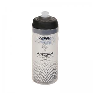 ZEFAL Arctica Pro | Bidón de Hidratación 550ml (Plata-Negro)