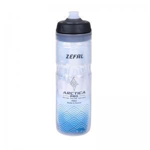 ZEFAL Arctica Pro | Bidón de Hidratación 750ml (Plata-Azul)