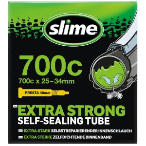 SLIME | Cámara de 700x25-34 Antipinchazos Válvula Presta 48mm