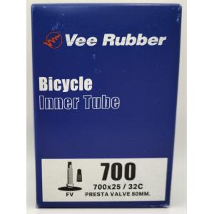 VEE RUBBER | Cámara de carretera 700x25-32 Válvula Presta 80mm