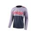 Imagen TROY LEE DESIGNS Flowline LS Jersey | Maillot Manga Larga (Gris/Rojo)