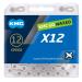 Imagen KMC | Cadena X12 Box Waxed 12v 126 Eslabones Silver